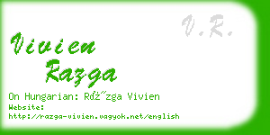 vivien razga business card